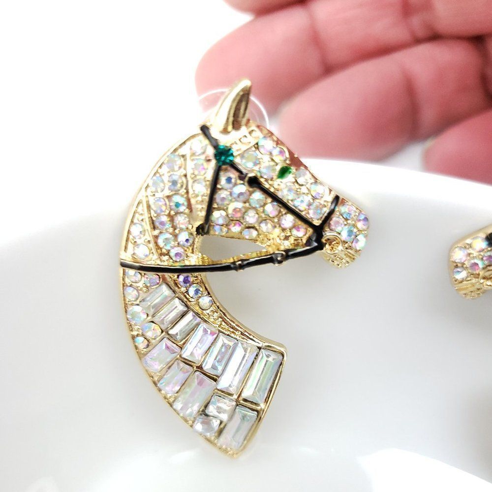 Free People Diamond Horse Earrings - Picture 4 of 9